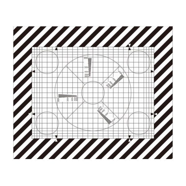 SineImage NJ-10-100A Reflective/Transparent Grid Test Chart for operational