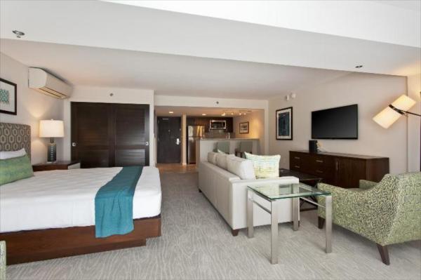 Koh Samui vacation hospitality interior new guestroom furniture of Bedroom sets with Living room sofa and table cabinet