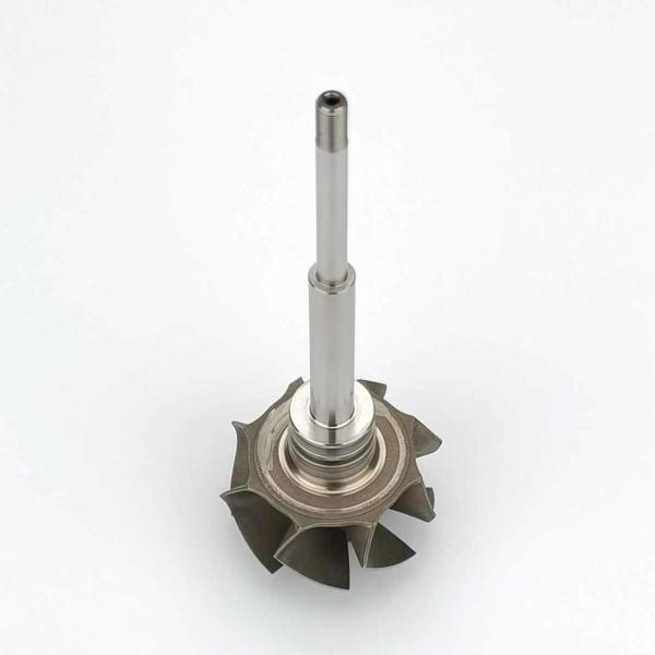 MS-TECH Turbo RHF5 Arbre de roue de la turbine VJ26 VJ33 Turbos adaptés Ind 44,8 mm Exd 40,2 mm Lames 8