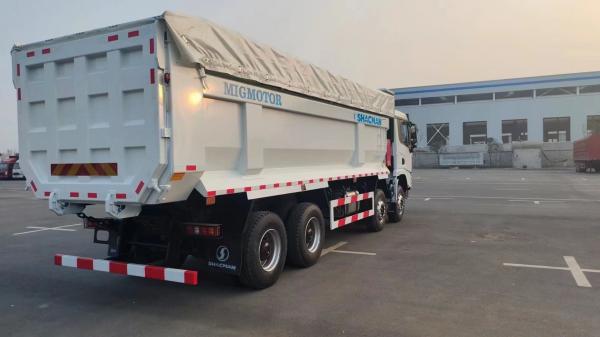 SHACMAN X3000 camião de descarga 8x4 380 hp EuroII branco