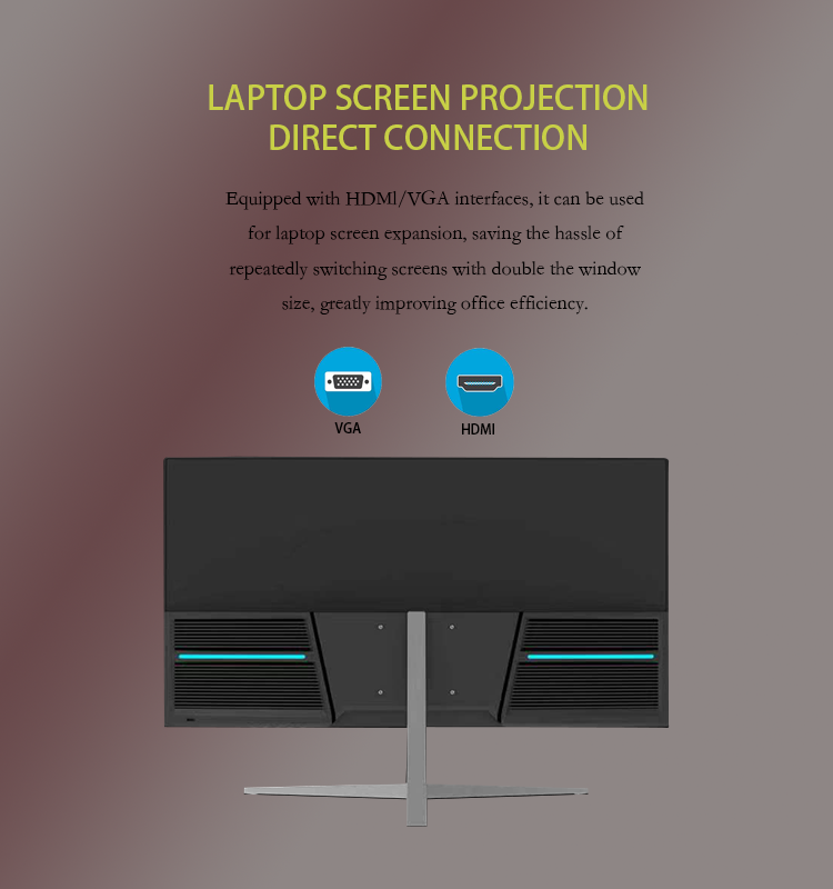 24 Inch LCD Gaming Monitor 1K FHD 144Hz 165Hz 180Hz 200Hz Freesync Fixed Bracket PC Monitor