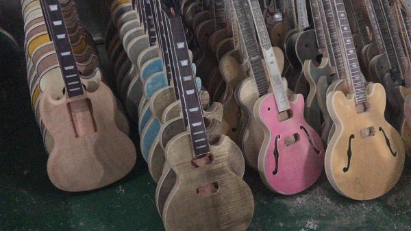 Custom Guitar Jemseries Model Electric Guitar With 3 Pickups Abalone Flower Inlay In Multicolor Black