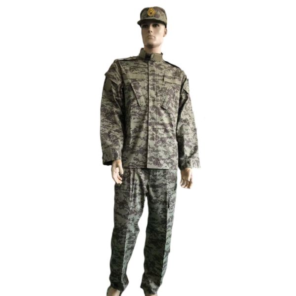 TC 65/35 Fabric Material Acu tactical Clothing Set For Kuwait Terrain