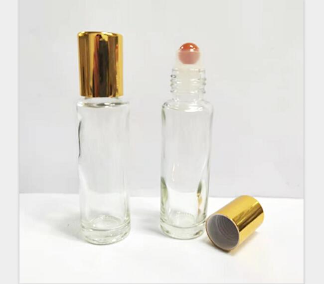 Ролик завинчивой пробки 15ml стеклянный разливает по бутылкам для эфирных масел заботы кожи свертывает на бутылках