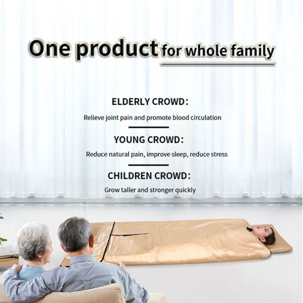 Home Foldable Portable Infrared Sauna Blanket Thermal Bag 600W