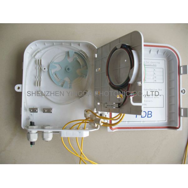 Сделайте коробку водостойким Сплиттер оптического волокна СК 1 кс 8 Пльк ЛК, распределительную коробку 8Дропс оптического волокна