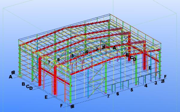 Construcción de estructuras de acero prefabricadas a medida Taller de estructura de luz Edificio Q355B Q235B