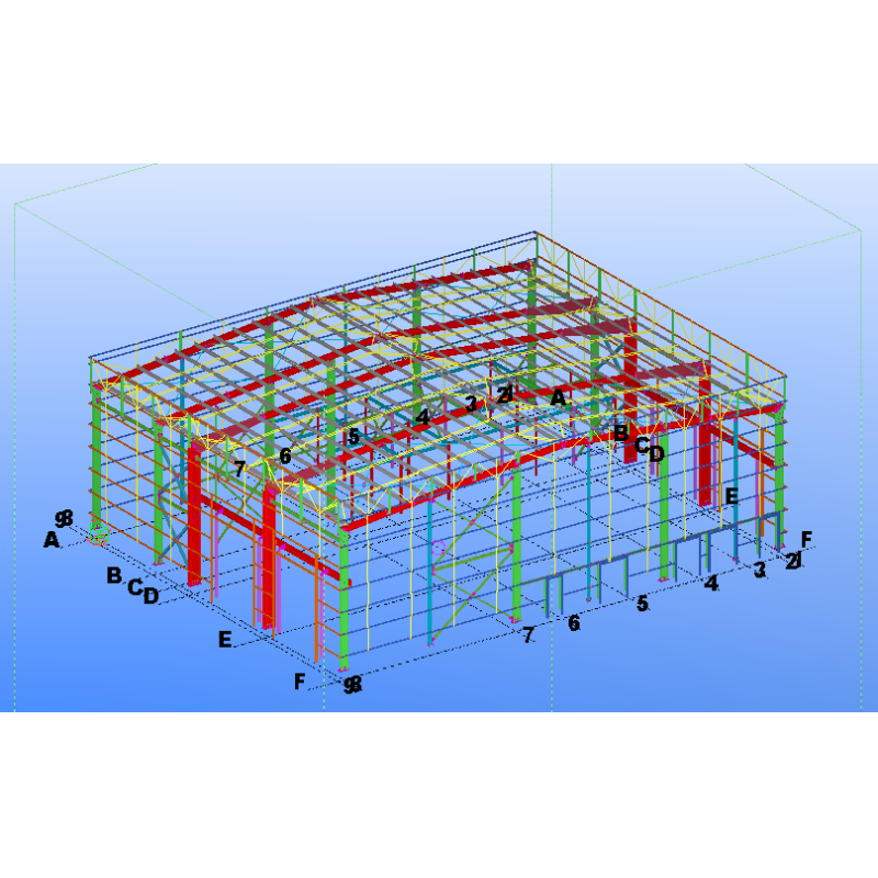 Bolt Connection Prefab Steel Workshop Simple Installation Stable Structure Sandwich Panel Single Sheet Doors Windows Complete Bolt Accessories