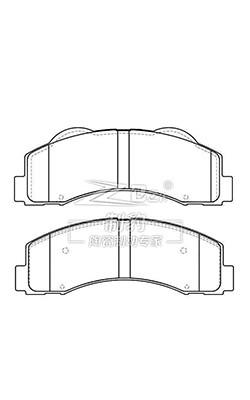 Ford Raptor AL3Z-2001-A Ceramic Brake Pads D1414 Front Brake Pad Replacement