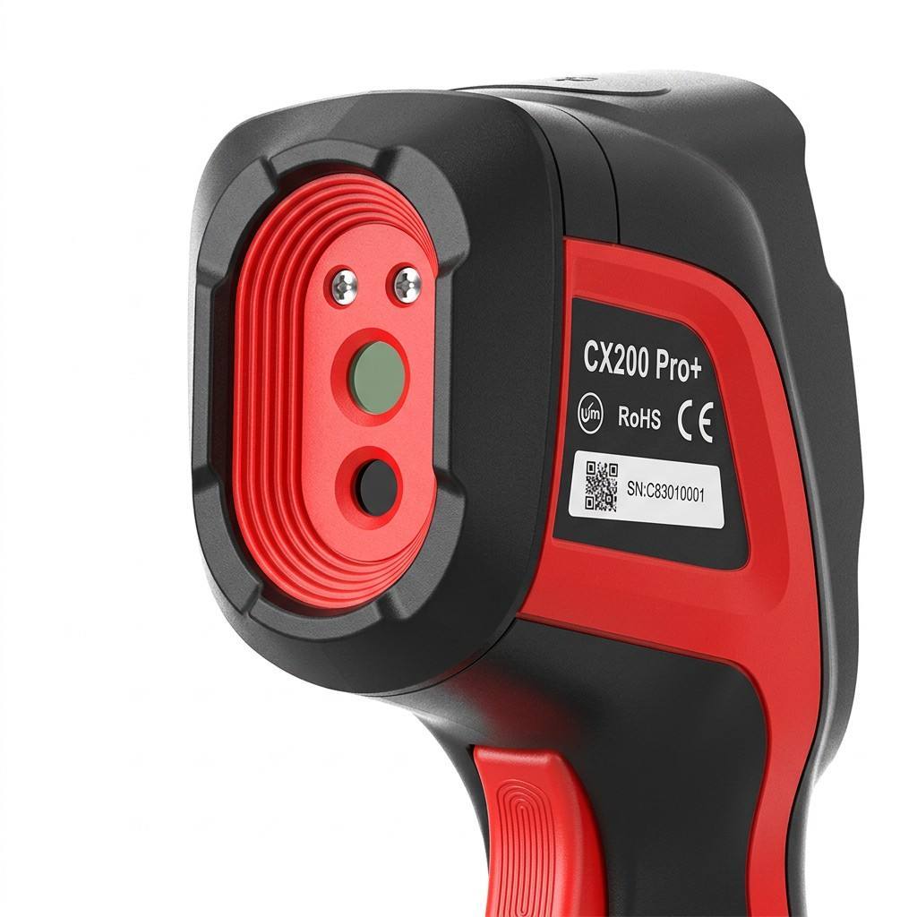 Handheld Thermal Camera 256x192 12um 40mK for Industrial / HVAC / PCB 6s Fast Booting Video Recording MSS-R-CX200PRO
