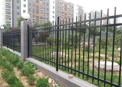 Metal de aço tubular Rod Fence da cerca 65*65mm da galvanização completa