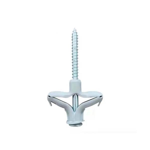 60mm PP Polymer Plastic Concrete Wall Anchors 150N For Insulation Efficiency