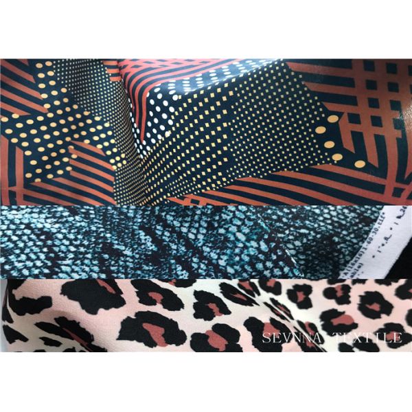 El llano colorea punto elástico bidireccional de la circular de la tela amistosa del traje de baño de Eco