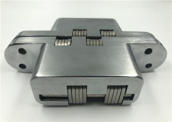 Concealed SOSS Self Closing Hinge , Zinc Secret Bookcase Door Hinges