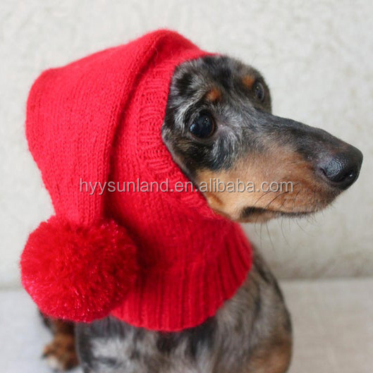 Y-Z Small Mini Dachshund Wiener Dog Pet Hat Dog Clothes Knitted Little Knit Dog Hat