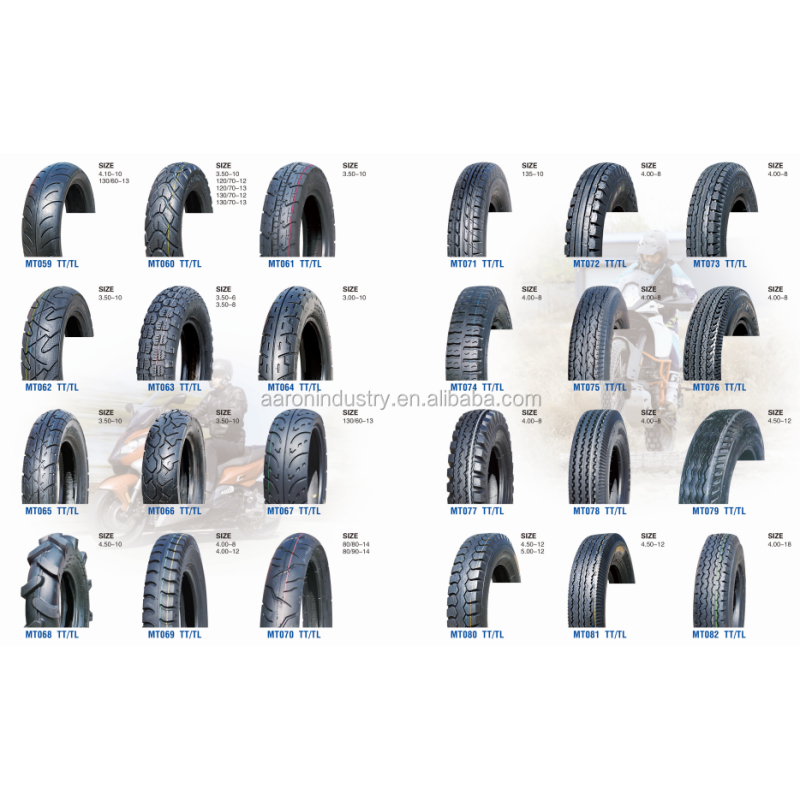 6pr/8pr Ply Rating OEM Acceptable Motorcycle Tire and Tube for Riding Experience