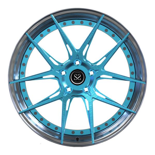 2 PC Forged Wheels 19inch Discs Polished Lip For Volkswagen T6