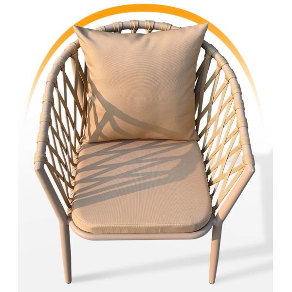Luxury Nordic-Style Outdoor Furniture Premium Weatherproof Rattan Dining Set For Patio And Garden