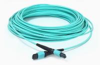 8/12/24core 2m-50m haute densité PVC/LSZH UL certification féminin/masculin MPO-MPO Sm Om3 Om4 Om5 tronc câble patch câble jumper à fibre optique