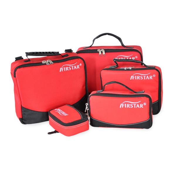 FDA Approved Emergency First Aid Bag With Compartments Medium Trauma Kit
