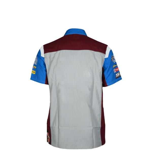 100% Cotton Polo T Shirt Custom Logo Team Uniform Car Racing Sport Wear for Adults