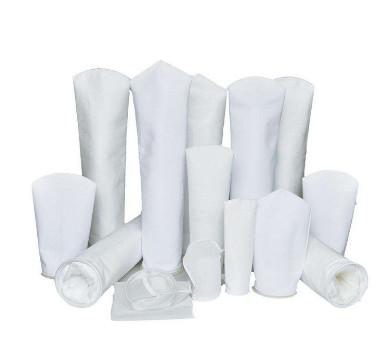 5 / 10 Micron Industrial Filter Bags , Polyester Dust Collector Bags Lower Density