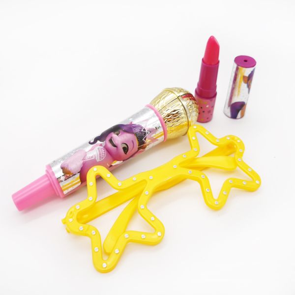 Gloss Promotional Plastic Toys Kids Pretend Microphone Play Toy With Glasses