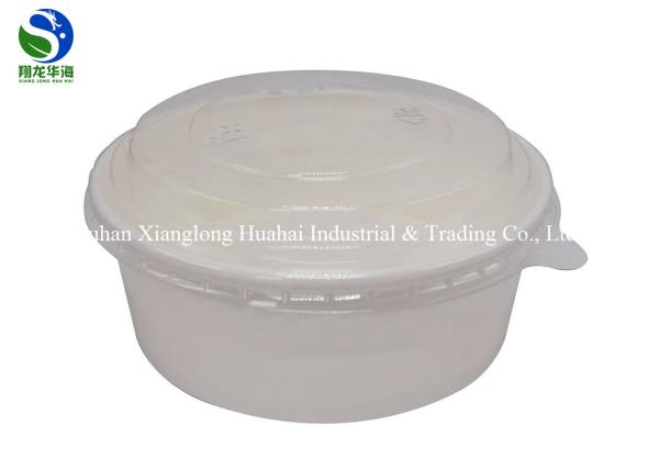 Food grade factory directly sale takeaway round paper bowl for salad
