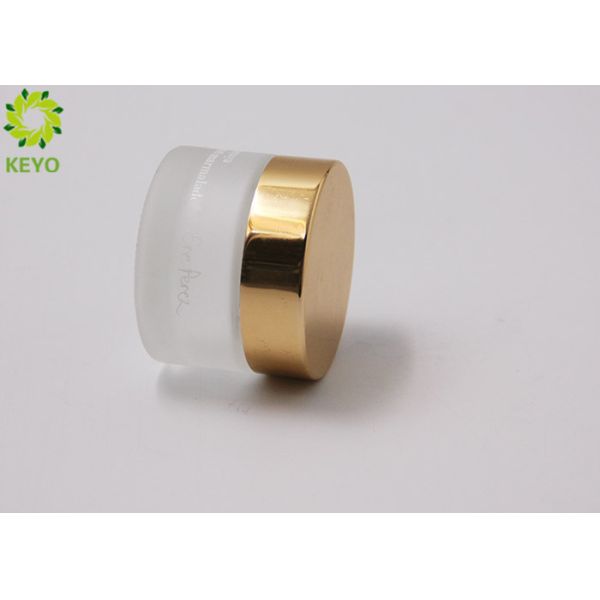 30ml Frosted Glass Cosmetic Cream Jar Custom Printing Logo Acceptable