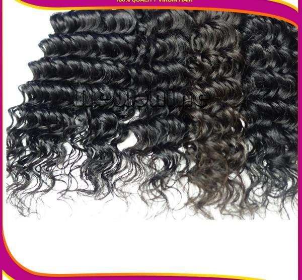 South Africa Popular Natural Color Full Cuticle Can Bleach And Dye Color Curly Brazilian Hair 10inch-30inches