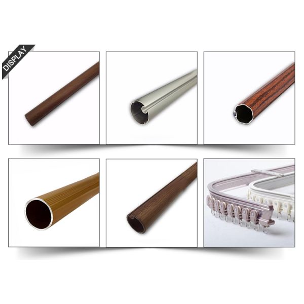 Home Decoration Aluminum Alloy Anodized Pipe Curtain Pole