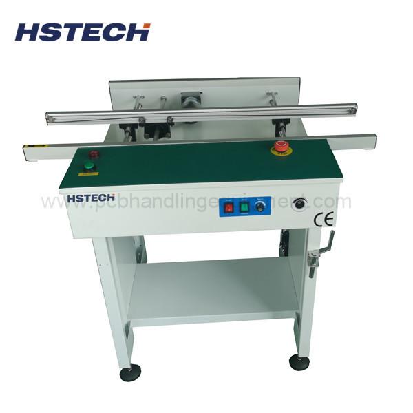 LED Button Manual Hand Crank Width Adjustment ESD Belt PCB Transporting Conveyor