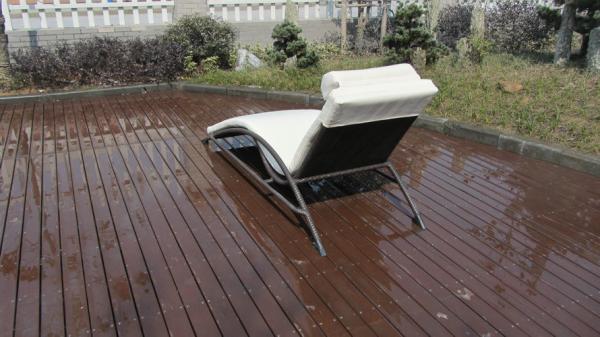 Modern Rattan Sun Lounger , 2000x700x800mm Size Chaise Lounge