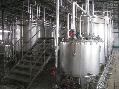 250ml Yogurt Production Line , Small Scale Dairy Production Line For Gable Top Package