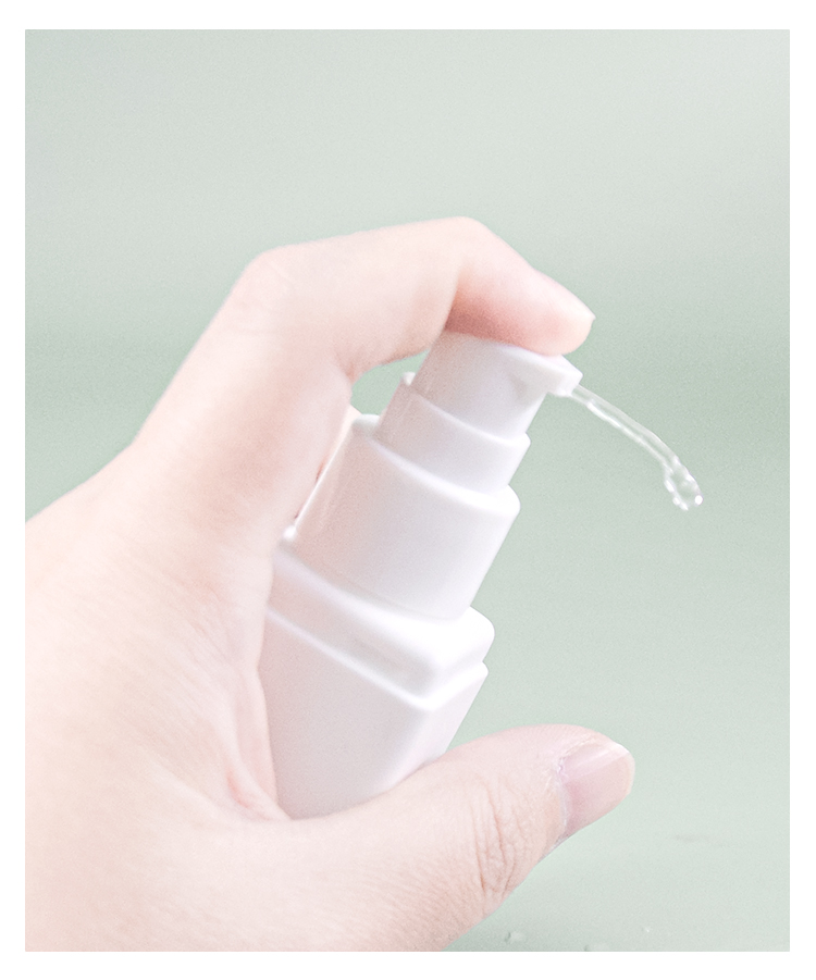 50 ml / 75 ml / 90 ml frasco de essência de HDPE para cuidados com a pele embalagem frasco de loção UKL31