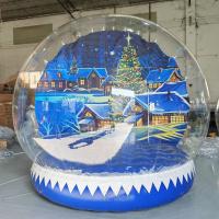 Custom Transparente inflável tamanho humano Globo de neve inflável Globo de neve Photo Booth Para decoração