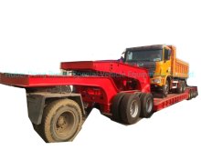 Gooseneck Lowbed Trailer Dolly for Heavy Duty Heavy Machine Lowbed Semi Trailer 80 ton  100Ton WhatsApp:8615271357675