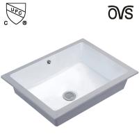Lavabo commercial simple pourtant élégant d'Undermount pour la salle de toilette
