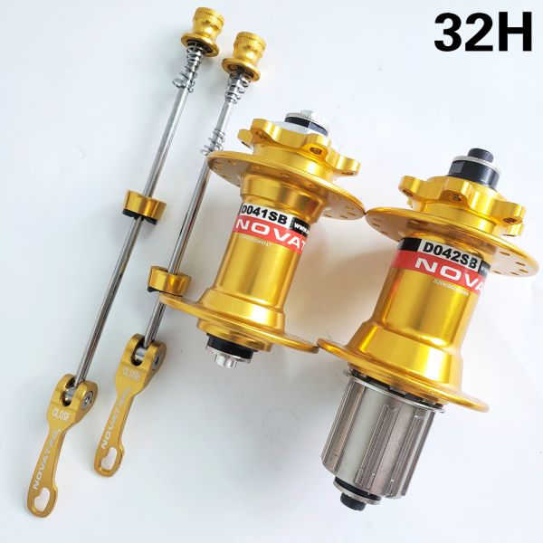 36 velocidades compatibles de aluminio de los ejes de rueda de los agujeros MTB SHIMANO 9/10/11