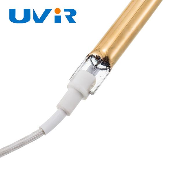 3D Shortwave Infrared Heating Element Tube 1380W 230V Gold Coated