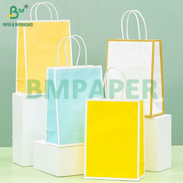 Printable 70gsm 80gsm High Strength White Kraft Paper For Making Paper Bags Strings