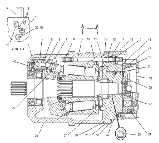 CA7I7326 7I-7326 7I7326 Travel Motor Seal Kit Fit C-A-T 330FM/ L 345B 345B/C/CL 350 3365B/C 365C/L