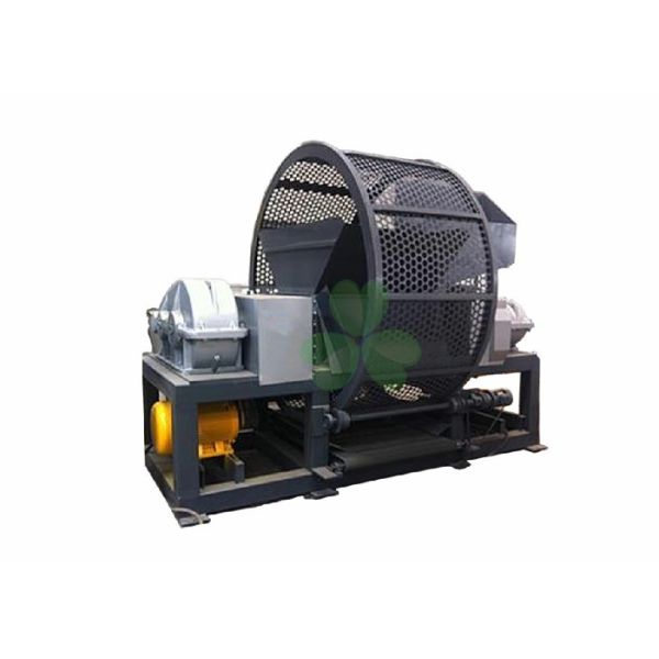 High Performance Waste Tire Shredder Waste Tire Recycling Machine 75×2kw Power
