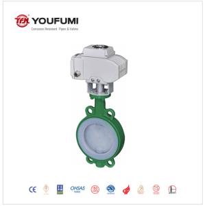 GB Standard 10k PTFE Lined Butterfly Valve Full Temperature 120degree