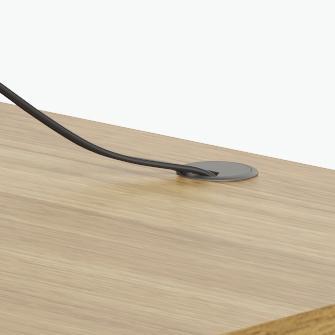 Bureau électrique réglable en hauteur pour bureau à domicile avec rangement de câbles