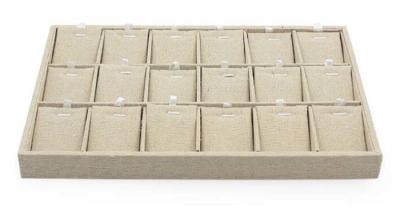 Manmade Jewelry Organizer Trays 35*25*2.5cm Dimension Customized Compartment Trays