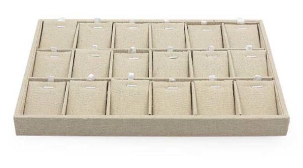 Manmade Jewelry Organizer Trays 35*25*2.5cm Dimension Customized Compartment Trays