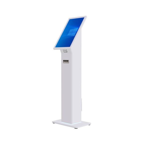 Hot Selling 21.5 Inch Floor-stand Self Service Food Ordering System Custom Multi-payment Methods Secure Payment Kiosk for Car Exhibition