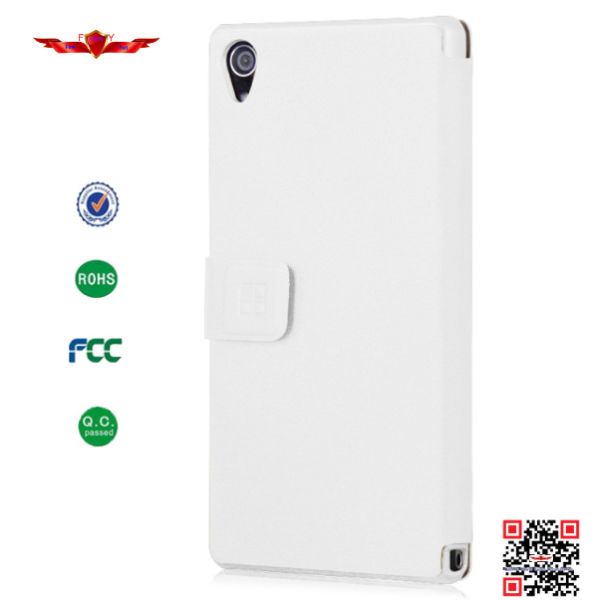 100% Perfect Fit Brand New Import PU Book Wallet Leather Cover Case For Sony Xperia Z2