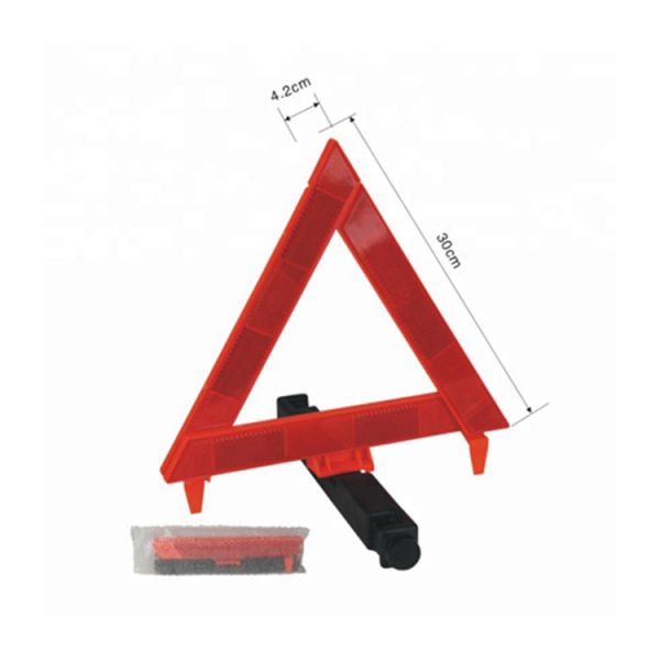 Roadside Safety Reflective Warning Triangle with CE Certificate and Gpps Hips Material